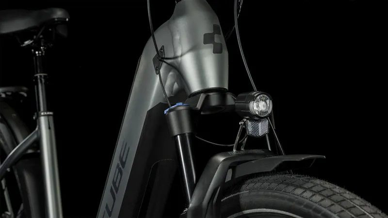 Cube Kathmandu Hybrid Pro Easy-Entry 750 Trekking eBike in Grey-2